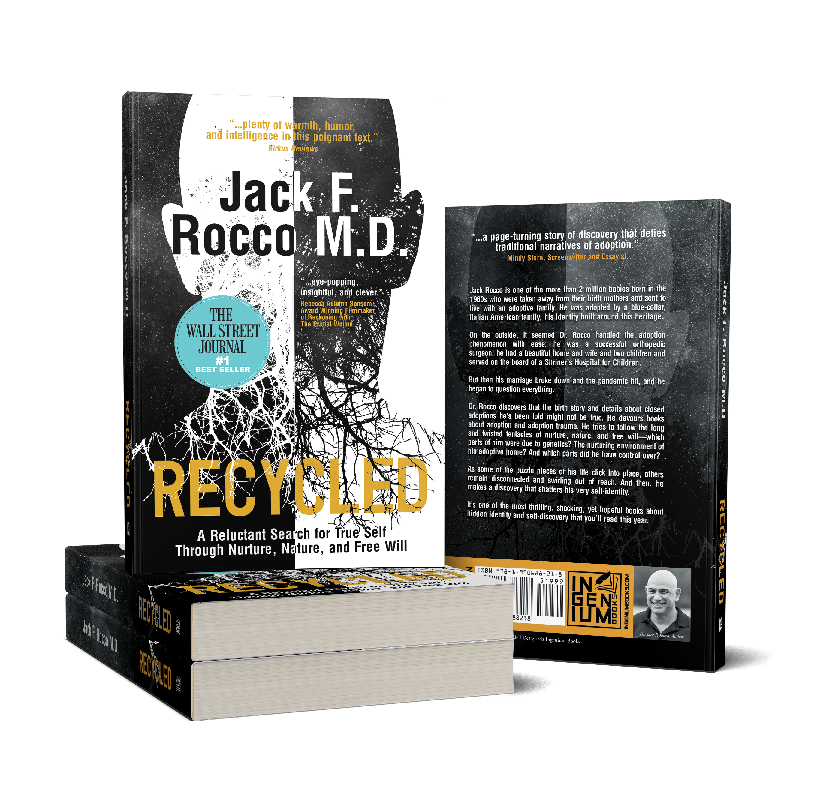 Recycled 3D BookStack