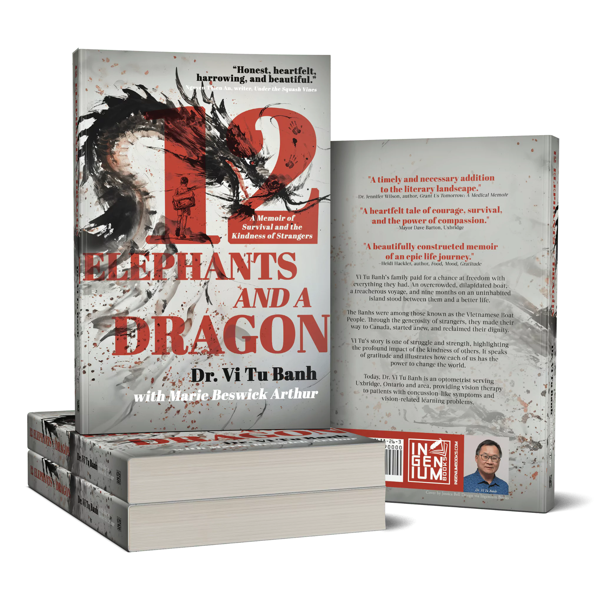 12 ELEPHANTS BOOKSTACK